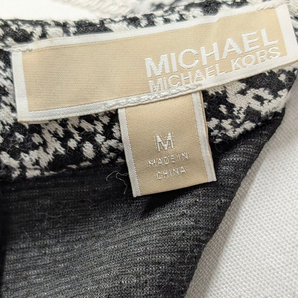 Michael Kors Sleeveless Sweater Black/White Size M - Picture 5 of 5